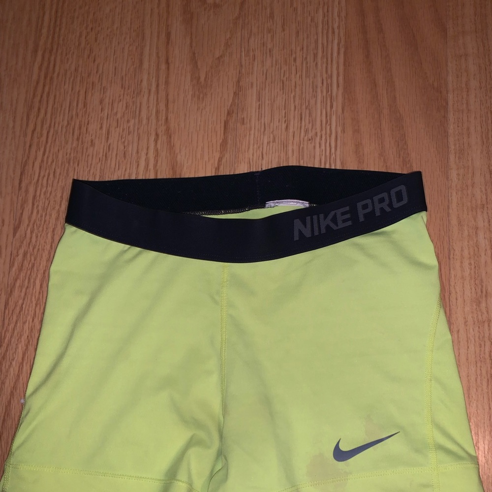 Neon yellow Nike pros